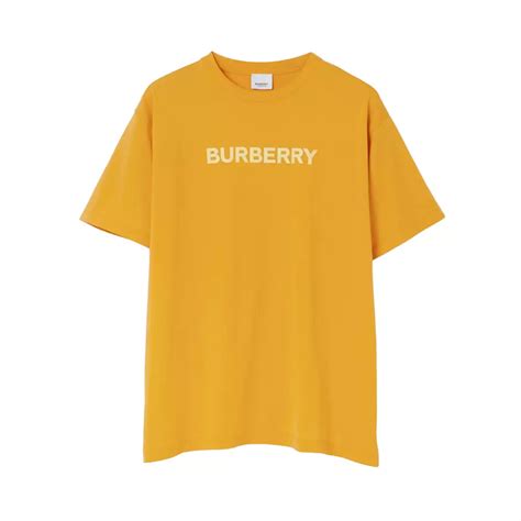 burberry logo print cotton oversized t-shirt|Burberry graphic t shirt.